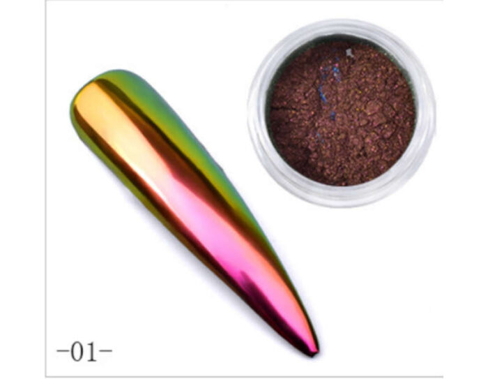 Neon Glitter Unicorn Pigment Mermaid Chrome Powders 5g 8 colours - Image 4